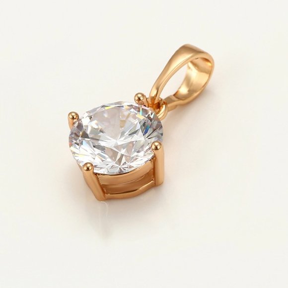 Elegant Diamond 18KGP Jewelry Set - Picture 6 of 11